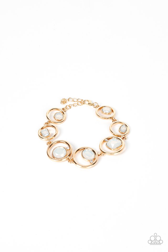 Date Night Drama - Gold - Paparazzi Bracelet Image