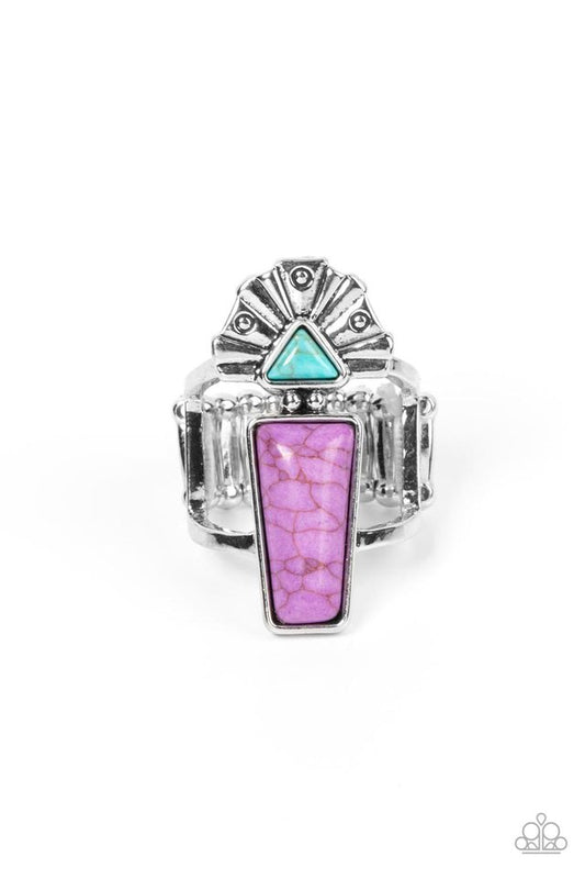 Stellar Stones - Purple - Paparazzi Ring Image