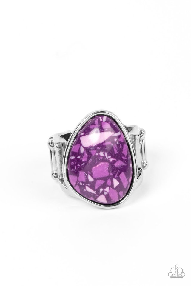 Earth Hearth - Purple - Paparazzi Ring Image