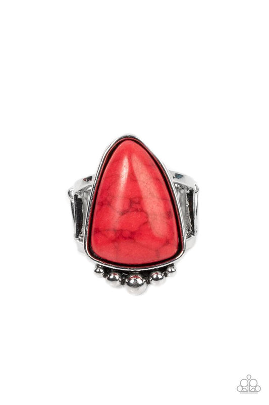 Authentically Adobe - Red - Paparazzi Ring Image