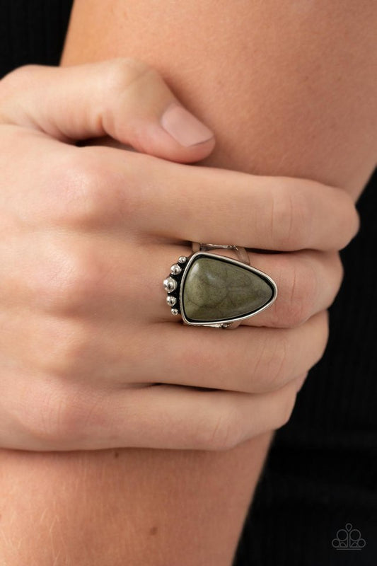 Authentically Adobe - Green - Paparazzi Ring Image