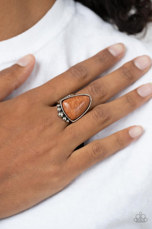 Authentically Adobe - Brown - Paparazzi Ring Image