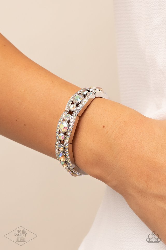 Easy On The ICE - Multi - Paparazzi Bracelet Image