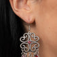 Majestic Makeover - Red - Paparazzi Earring Image