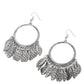 FOWL Tempered - Silver - Paparazzi Earring Image