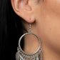 FOWL Tempered - Silver - Paparazzi Earring Image