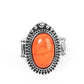 Chiseled Canyons - Orange - Paparazzi Ring Image