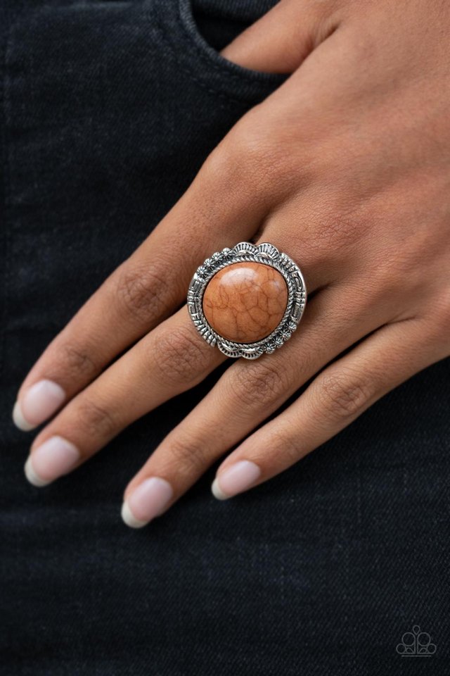 Salt of the Earth - Brown - Paparazzi Ring Image