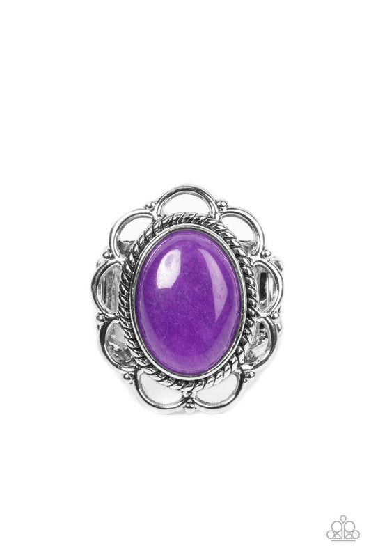 Gemstone Eden - Purple - Paparazzi Ring Image