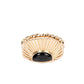 Fabulously FAN-tabulous - Gold - Paparazzi Ring Image