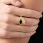 Fabulously FAN-tabulous - Gold - Paparazzi Ring Image