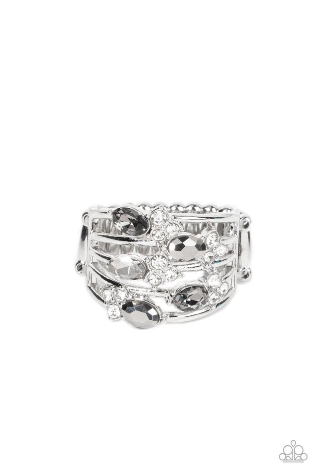 Ethereal Escapade - Silver - Paparazzi Ring Image