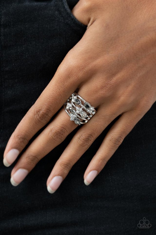 Ethereal Escapade - Silver - Paparazzi Ring Image