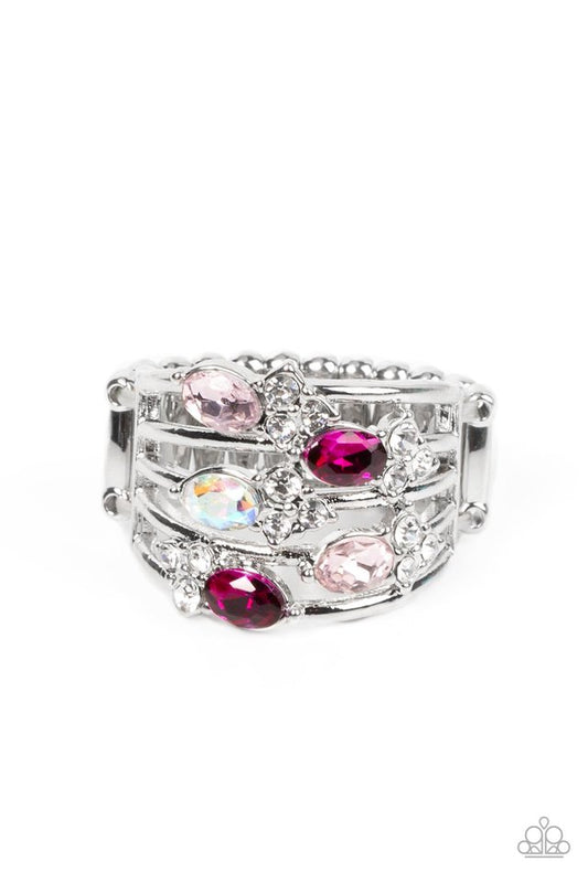 Ethereal Escapade - Pink - Paparazzi Ring Image