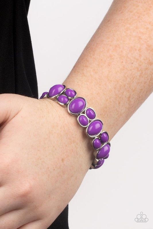 Tic Tac Dance - Purple - Paparazzi Bracelet Image