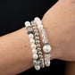 Positively Polished - White - Paparazzi Bracelet Image