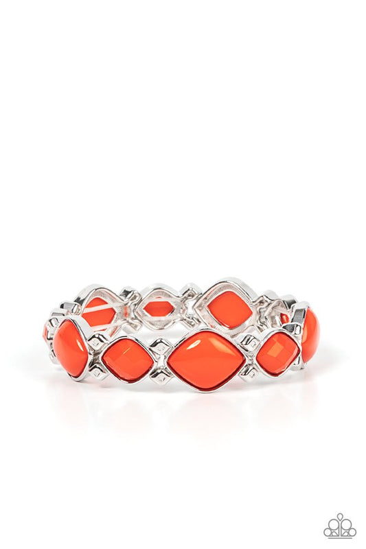 ​Boldly BEAD-azzled - Orange - Paparazzi Bracelet Image