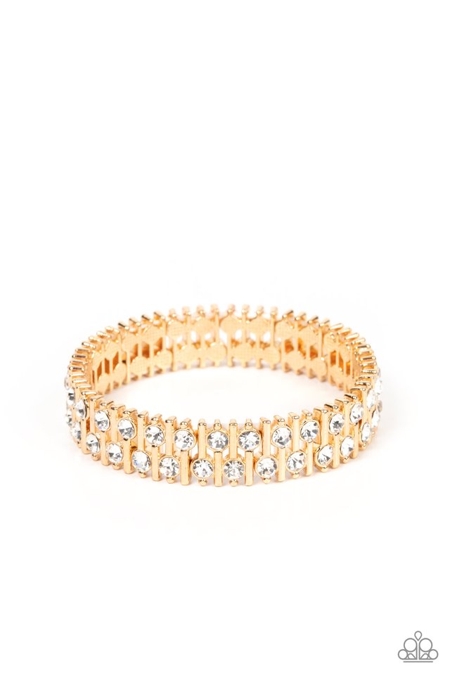 ​Generational Glimmer - Gold - Paparazzi Bracelet Image