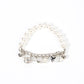 Adorningly Admirable - White - Paparazzi Bracelet Image