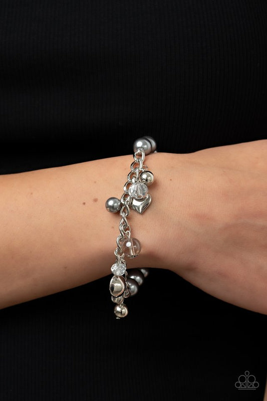 Adorningly Admirable - Silver - Paparazzi Bracelet Image