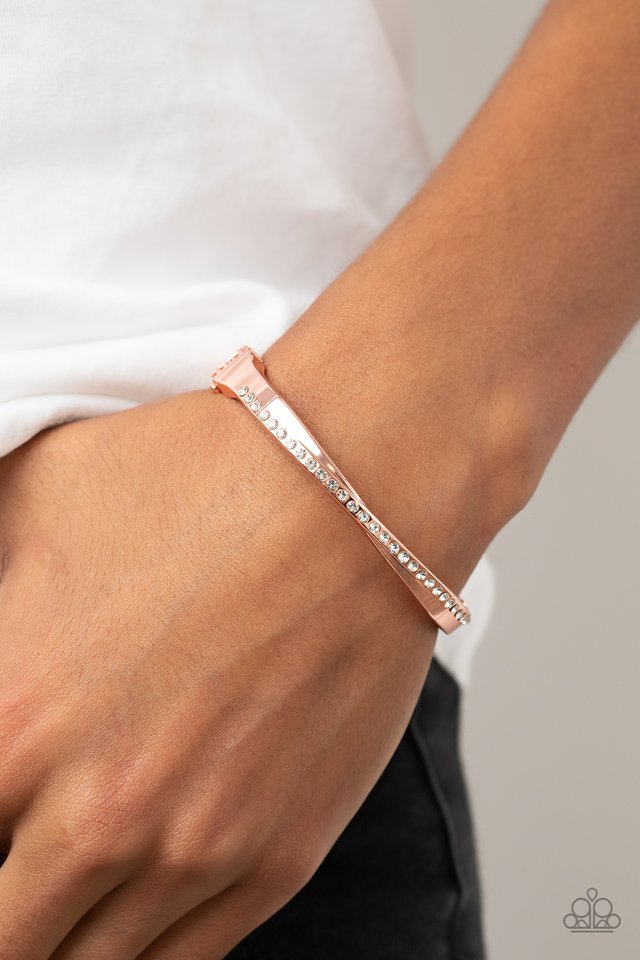 Palace Penthouse - Copper - Paparazzi Bracelet Image