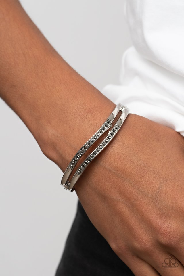 Gen Z Glamour - Silver - Paparazzi Bracelet Image