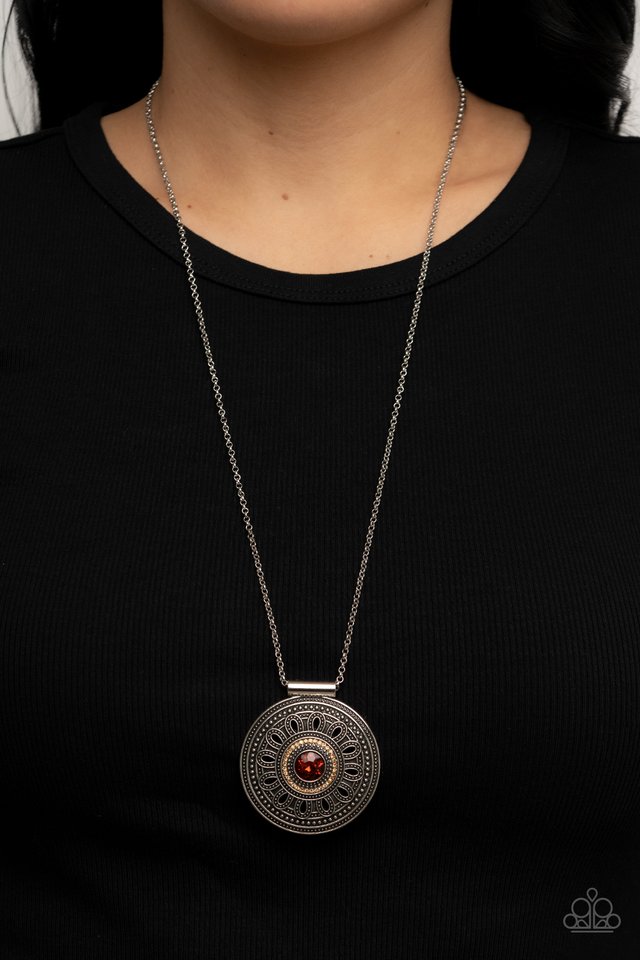 Toga Party - Brown - Paparazzi Necklace Image