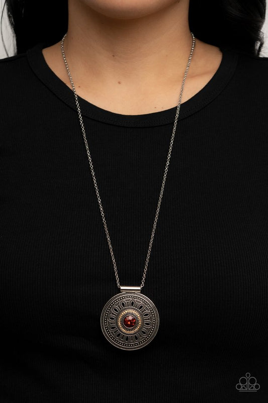 Toga Party - Brown - Paparazzi Necklace Image