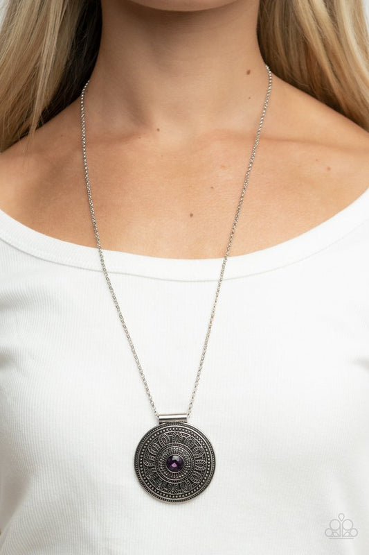 Toga Party - Purple - Paparazzi Necklace Image