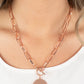 Tag Out - Copper - Paparazzi Necklace Image