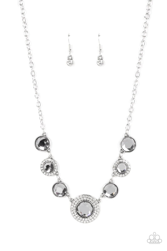 Paparazzi Necklace ~ Extravagant Extravaganza - Silver