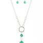 Valley Girl Glamour - Green - Paparazzi Necklace Image