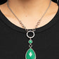 Valley Girl Glamour - Green - Paparazzi Necklace Image