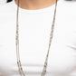 Petitely Prismatic - Brass - Paparazzi Necklace Image