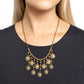Leave it in the PASTURE - Brass - Paparazzi Necklace Image