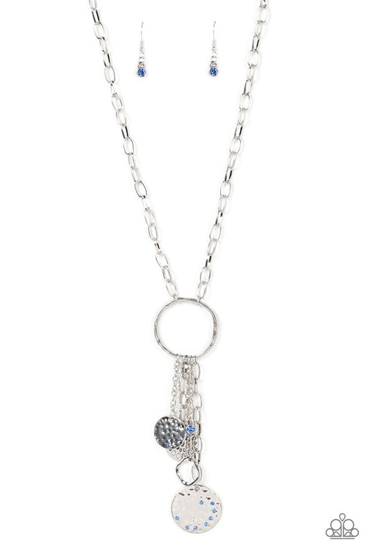 Trinket Twinkle - Blue - Paparazzi Necklace Image