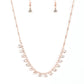 Cue the Mic Drop - Copper - Paparazzi Necklace Image