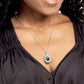 Gracefully Glamorous - Blue - Paparazzi Necklace Image