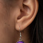 Eye of the BEAD-holder - Purple - Paparazzi Necklace Image