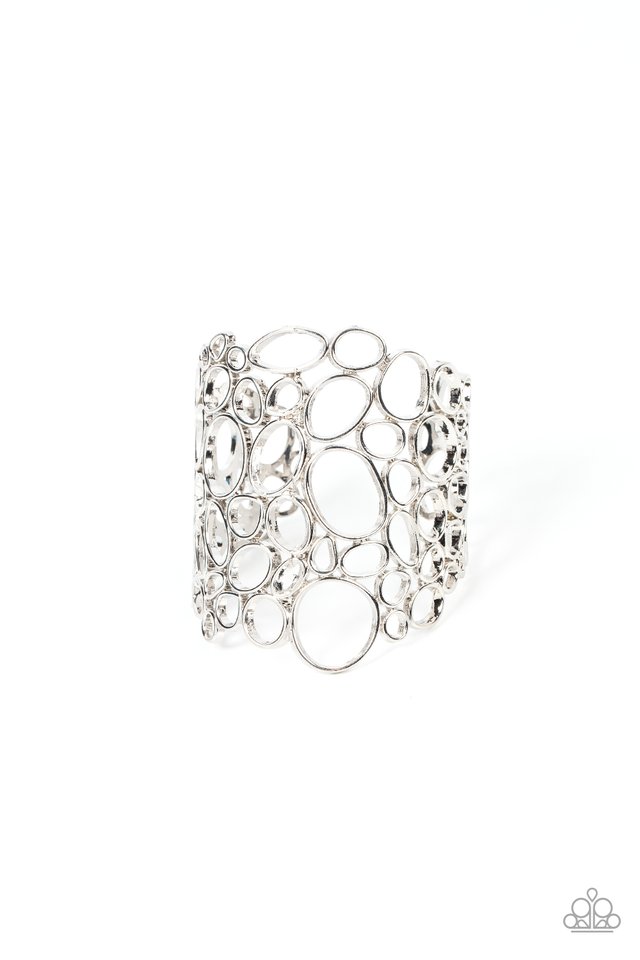 All Turned Around - Silver - Paparazzi Bracelet Image