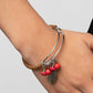 Running a-FOWL - Red - Paparazzi Bracelet Image
