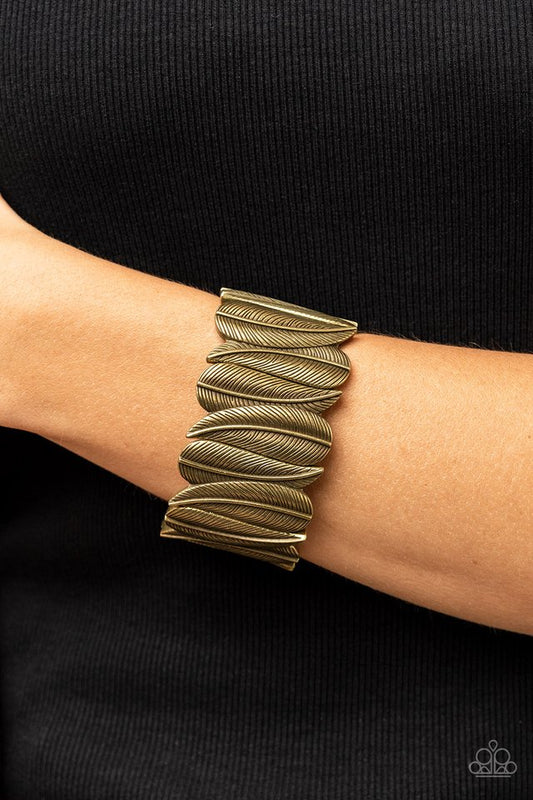 Cabo Canopy - Brass - Paparazzi Bracelet Image