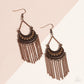 Greco Goddess - Copper - Paparazzi Earring Image