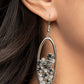 Prismatic Poker Face - Silver - Paparazzi Earring Image