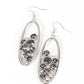 Prismatic Poker Face - Silver - Paparazzi Earring Image