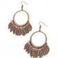 FOWL Tempered - Copper - Paparazzi Earring Image