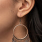 FOWL Tempered - Copper - Paparazzi Earring Image