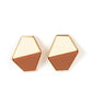 Generically Geometric - Brown - Paparazzi Earring Image