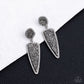 Druzy Desire - Silver - Paparazzi Earring Image