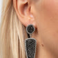 Druzy Desire - Silver - Paparazzi Earring Image